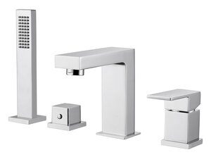 Изображение товара Смеситель Abber Daheim AF8213 для ванны, на борт ванны, хром