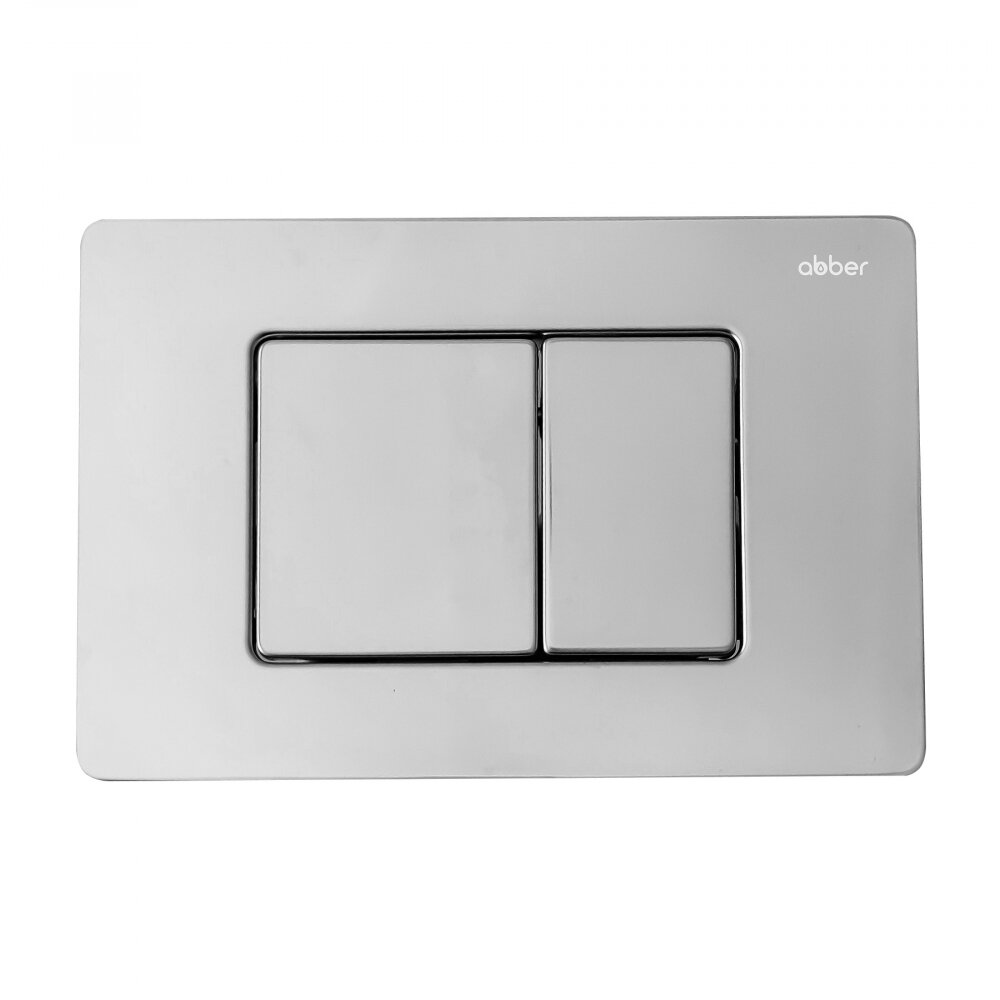 Изображение товара Клавиша смыва Abber AC0120 механическая хром квадратная