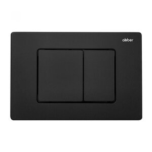 Изображение товара Клавиша смыва Abber AC0120MB, механическая, черная матовая