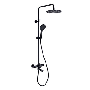 Изображение товара Душевая система Caprigo Don черная на стену однорычажная 53-310-NER