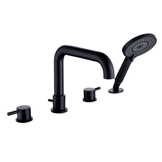 Изображение товара Смеситель Caprigo Don на борт ванны, черный, 53-410-NER (УК054094)