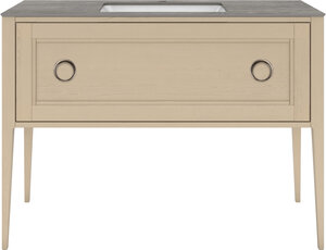 Изображение товара Тумба под раковину Kerama Marazzi Plaza Classic Neo 120 см, напольная, цвет капучино матовый, PL.CN.120.1CAP.M