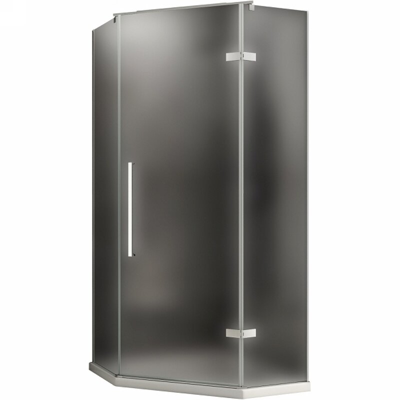 Изображение товара Душевой уголок Abber Ewiges Wasser 80x80 см пятиугольный матовое стекло хром профиль Германия