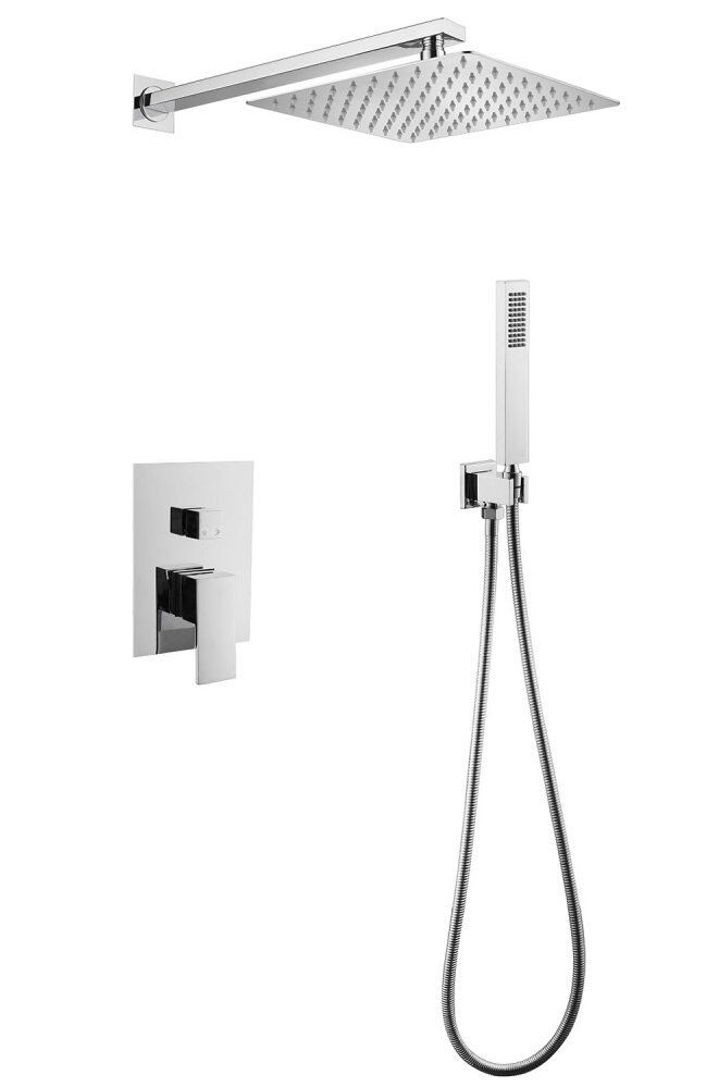 Изображение товара Душевая система Abber Daheim AF8219, без излива, верхний душ, душевая лейка, хром