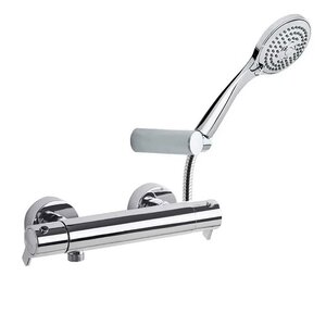 Изображение товара Смеситель Ramonsoler Blautherm 943402T3 для ванны и душа, термостатический, с душевым гарнитуром, цвет хром