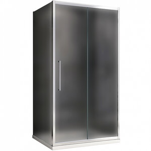 Изображение товара Душевой уголок Abber Schwarzer Diamant, 120 х 90 см, стекло матовое, профиль хром, AG30120MH-S90M