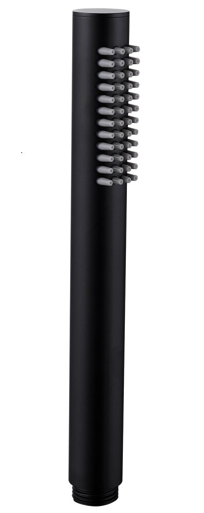 Изображение товара Душевая лейка Abber AF0051B округлая черный матовый 1 режим 21.1 см