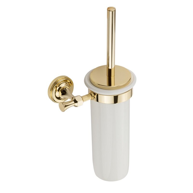 Изображение товара Ершик настенный Migliore Fortuna 27736 керамика белая золото