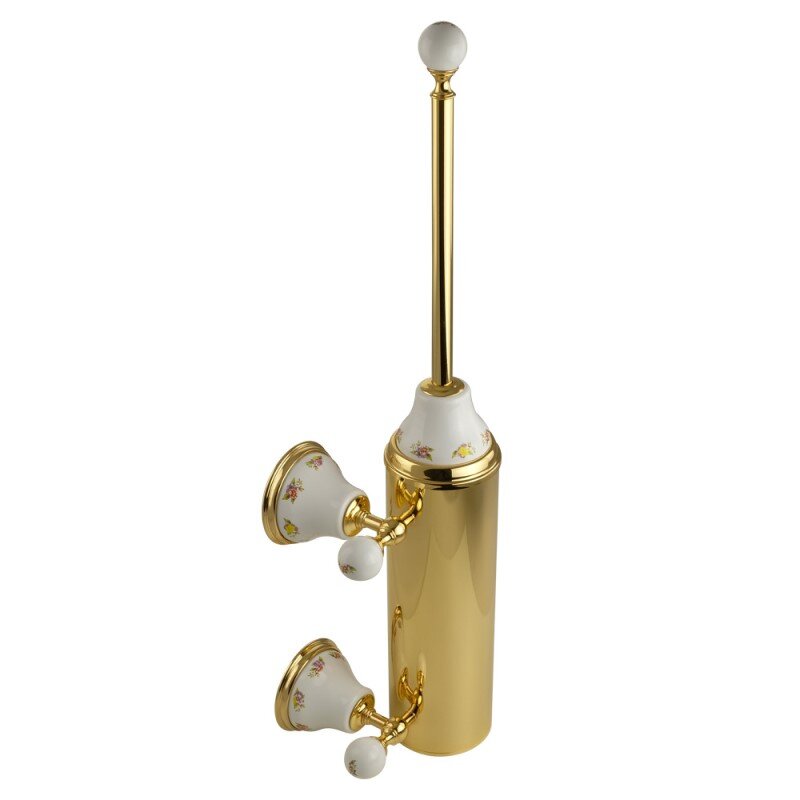 Изображение товара Ершик настенный Migliore Provance 17693 из керамики и золота для ванной