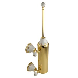 Изображение товара Ершик настенный Migliore Provance 17693, керамика белая, золото