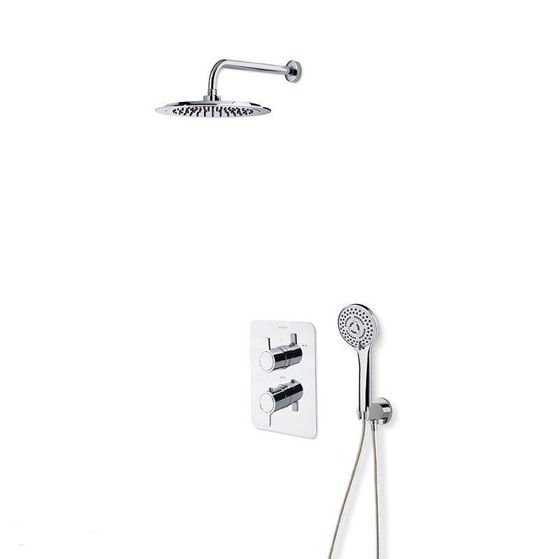 Изображение товара Душевая система Ramonsoler Blautherm 948712RP240, термостатическая, на 2 потребителя, цвет хром