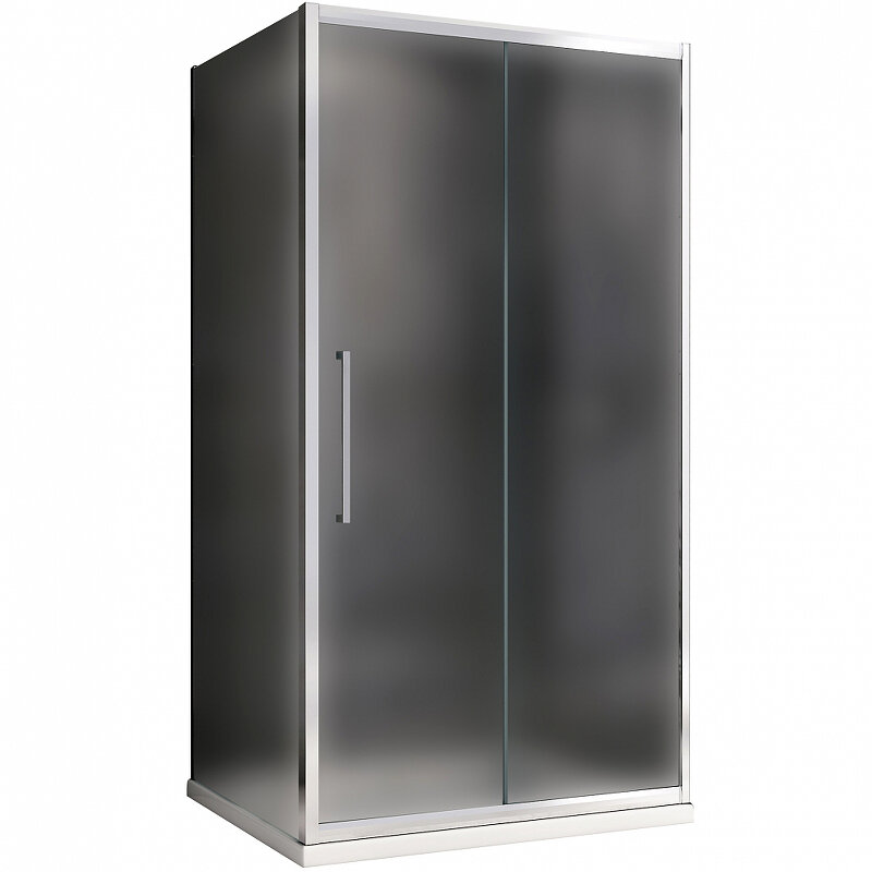 Изображение товара Душевой уголок Abber Schwarzer Diamant 160x75 см матовое стекло хром профиль