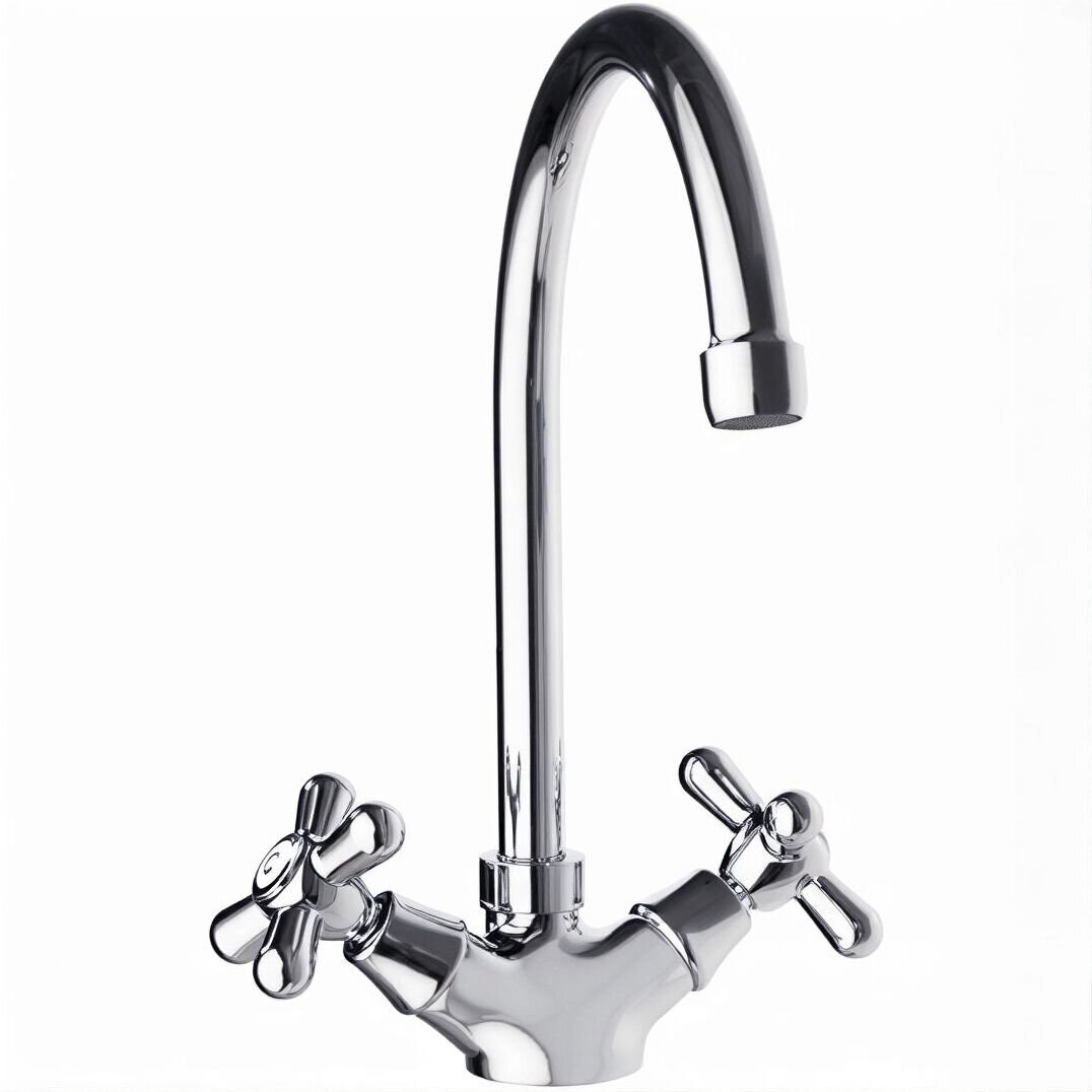 Изображение товара Смеситель Ramonsoler Gaudi 3110C для кухни, цвет хром Изображение товара Смеситель Ramonsoler Gaudi 3110C для кухни, цвет хром