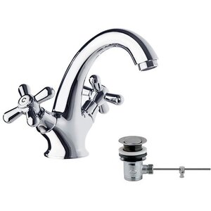 Изображение товара Смеситель Ramonsoler Gaudi 3101CVA1167 для раковины, с донным клапаном, цвет хром