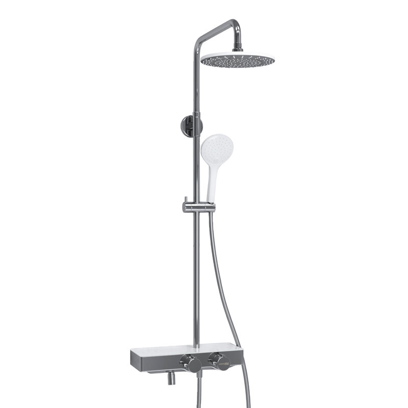 Изображение товара Душевая система WasserKRAFT Thermo с термостатом и 3-функциональной лейкой