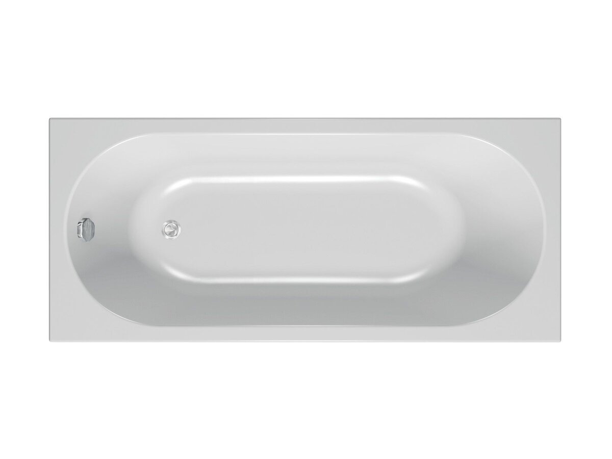 Изображение товара Акриловая ванна Kolpa-San Quat Tamia 567290 170 х 75 см, белый