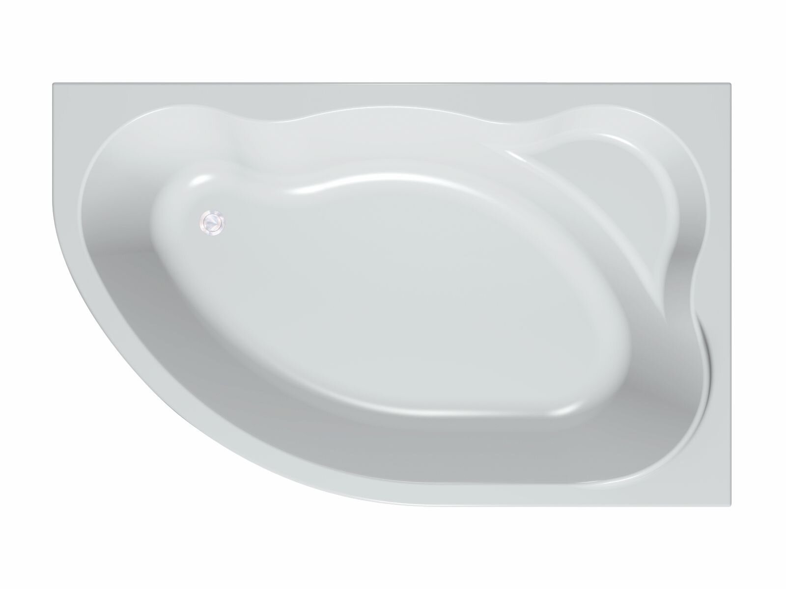 Изображение товара Акриловая ванна Kolpa-San Quat Amadis L/D 160 х 100 см белая