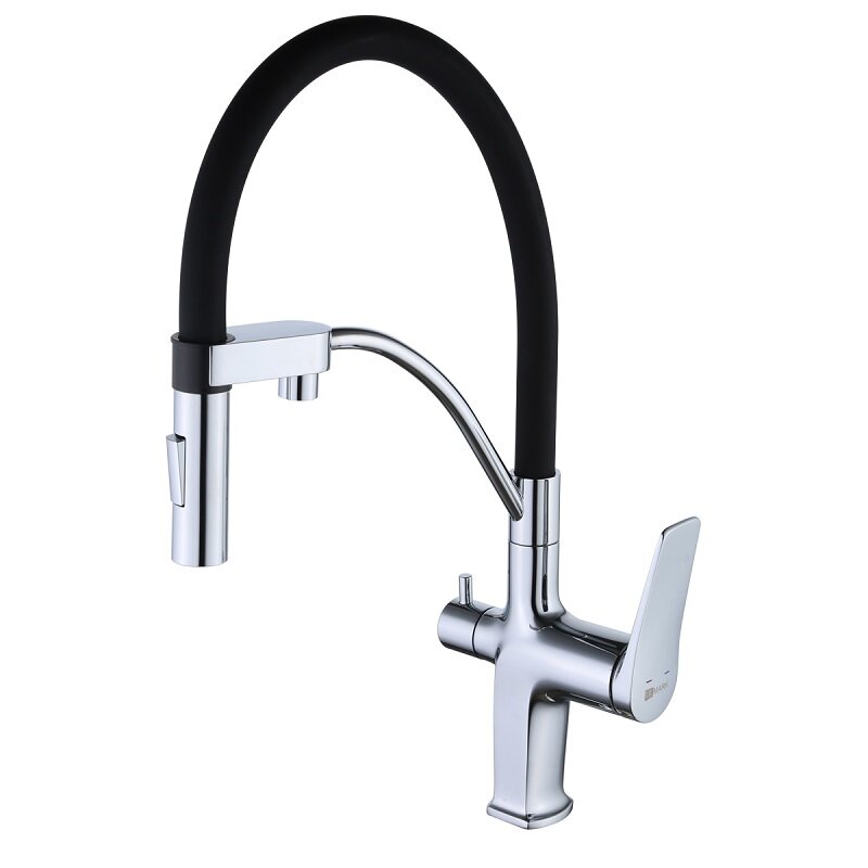 Изображение товара Смеситель Lemark Comfort LM3074C, для кухни с подключением к фильтру с питьевой водой, хром