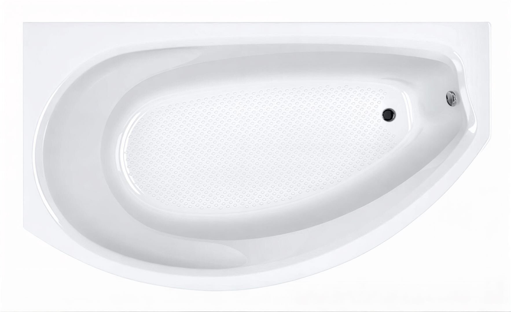 Изображение товара Poseidon Damelia 150x90 - асимметричная акриловая ванна Изображение товара Poseidon Damelia 150x90 - асимметричная акриловая ванна