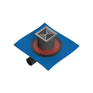 Изображение товара Душевой трап Vitra Square 10 х 10 см SC800, с гидроизоляцией, горизонтальный, хром матовый, 59980103000