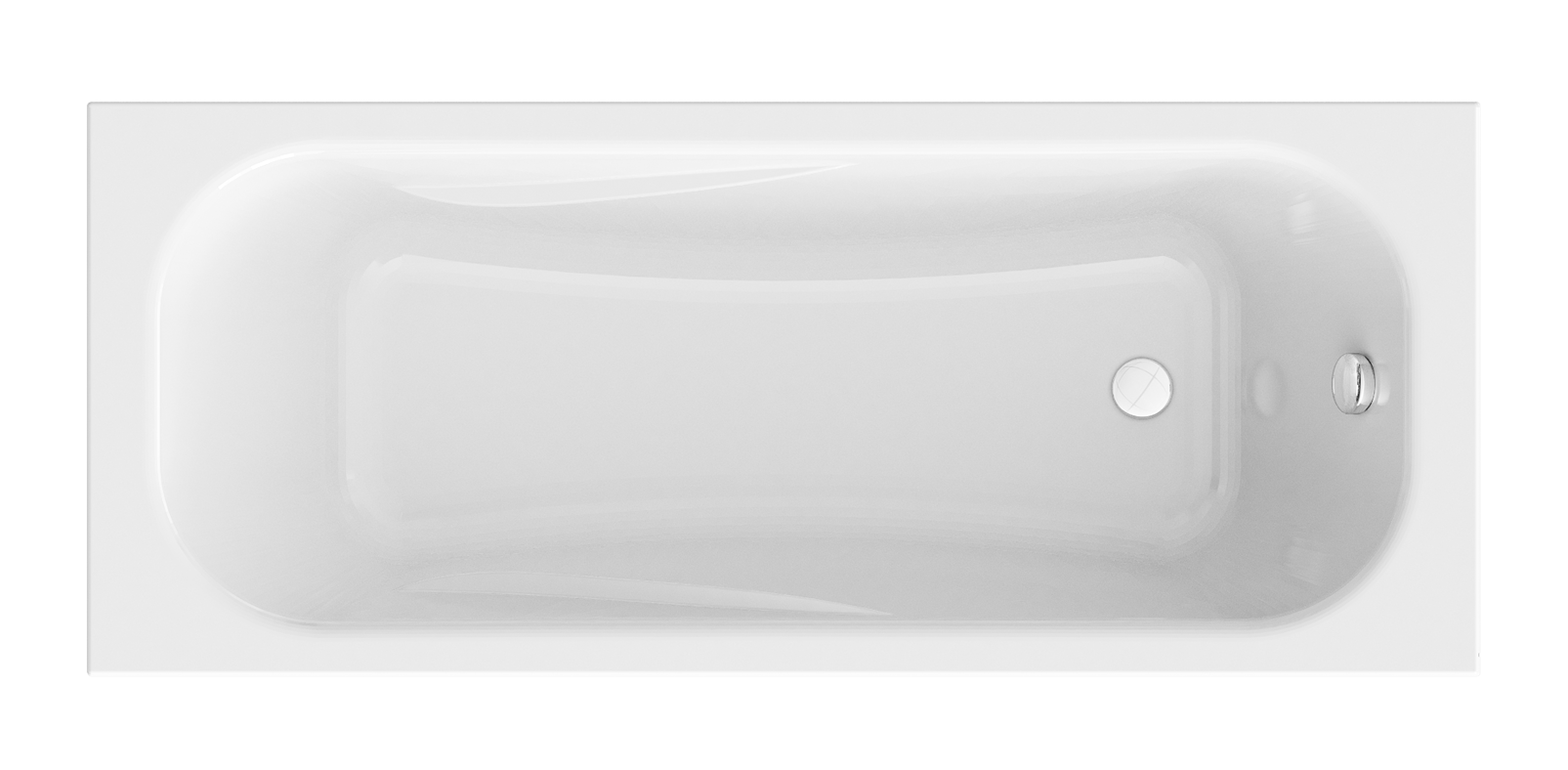 Изображение товара Ванна 1Marka Classic 01кл1670 А 160x70 прямоугольная белая