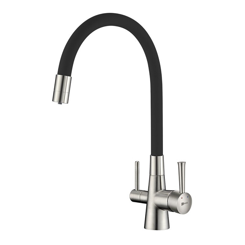 Изображение товара Смеситель Lemark Comfort LM3075BN-Black для кухни с подключением к фильтру