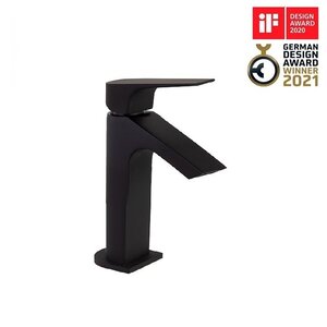 Изображение товара Смеситель Ramonsoler Urban Chic 210101NM для раковины, с каскадным изливом, цвет черный матовый Изображение товара Смеситель Ramonsoler Urban Chic 210101NM для раковины, с каскадным изливом, цвет черный матовый