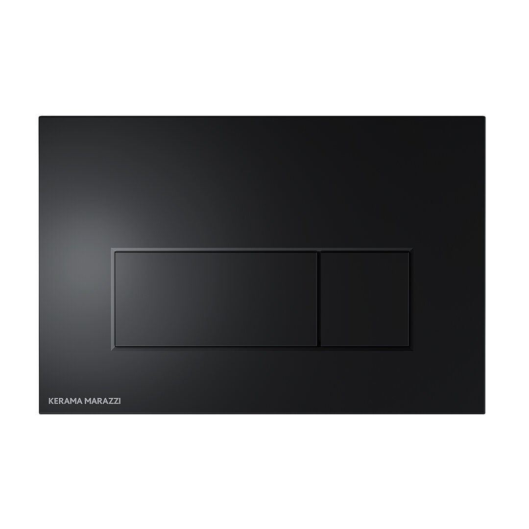 Изображение товара Клавиша смыва для инсталляции Kerama Marazzi, цвет черный матовый, FPS.A.BLK.M