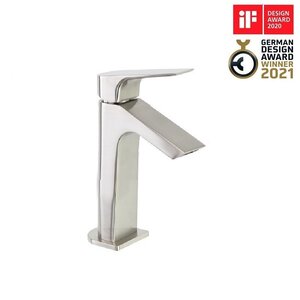 Изображение товара Смеситель Ramonsoler Urban Chic 210101NC для раковины, с каскадным изливом, цвет никель