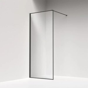 Изображение товара Душевая стенка Iddis Walk In Slide, 80 х 195 см, стекло прозрачное, профиль графит, SLI8GS8i23