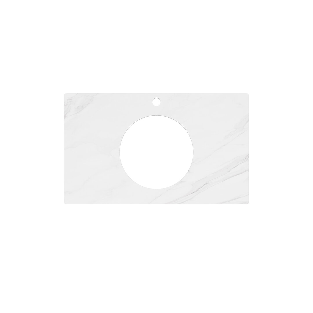 Изображение товара Столешница для накладных раковин Kerama Marazzi Plaza 80 см, монте тиберио натуральный, PL5.SG507100R80