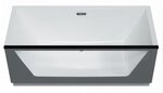 Ванна Aima Design Neo 170 x 75 см, 1 стекло серое матовое, отдельностоящая, белый, 01нео1775с1с - фото 1