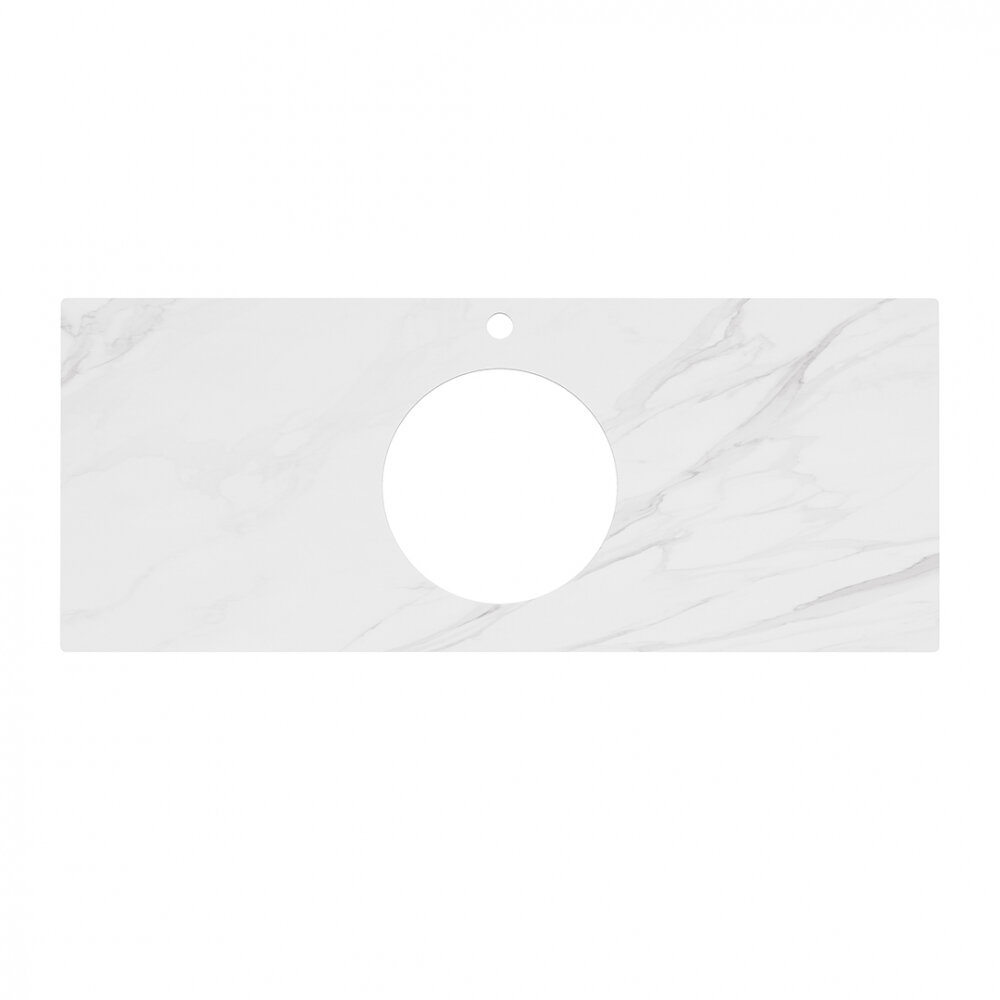 Изображение товара Столешница для накладных раковин Kerama Marazzi Plaza 120 см, монте тиберио натуральный, PL5.SG507100R.120