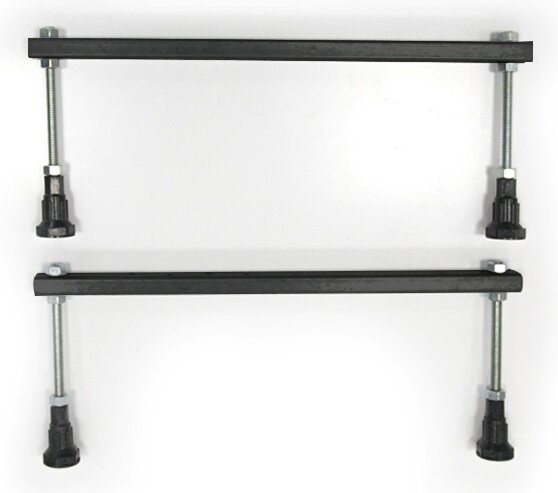 Изображение товара Комплект ножек для ванны Marka One Aelita Slim модель 03аесл7580 из стали черный матовый