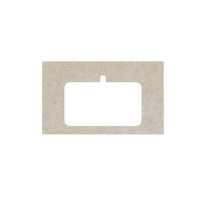 Изображение товара Столешница для раковин Kerama Marazzi Plaza 80 см Про Лаймстоун АТ бежевый темный