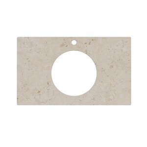 Изображение товара Столешница для накладных раковин Kerama Marazzi Plaza 80 см Про Лаймстоун АТ бежевый темный, PL5.DD590500R80