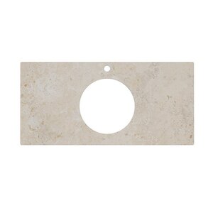 Изображение товара Столешница для накладных раковин Kerama Marazzi Plaza 100 см Про Лаймстоун АТ бежевый темный, PL5.DD590500R.100