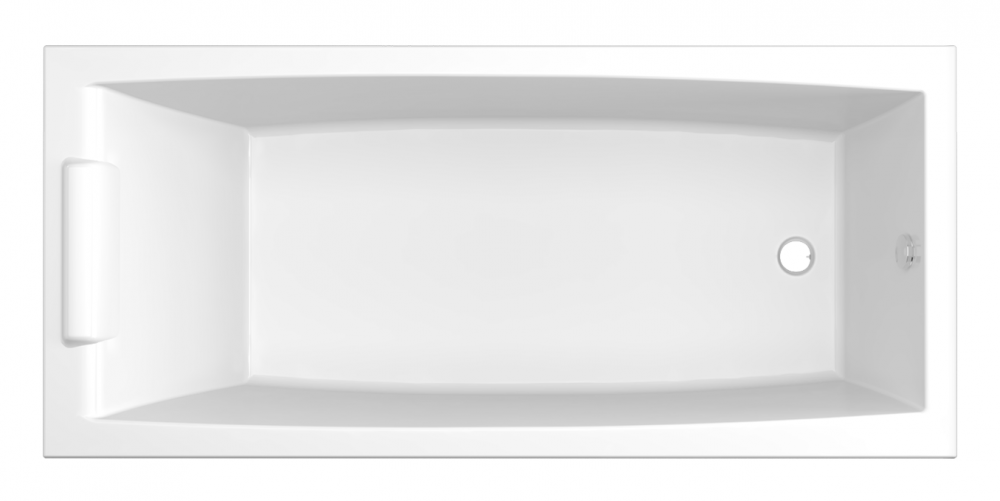 Изображение товара Ванна акриловая Marka One Aelita Slim 170x90 см белая встраиваемая