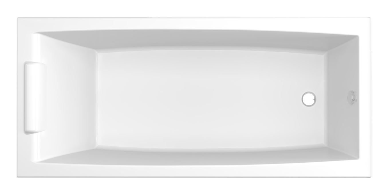 Изображение товара Ванна акриловая Marka One Aelita Slim 180x80 см, белая, встраиваемая
