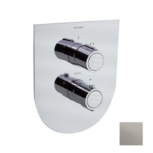 Изображение товара Смеситель Ramonsoler Urban Chic 218712SNC для душа, термостатический, на 2 потребителя, цвет никель Изображение товара Смеситель Ramonsoler Urban Chic 218712SNC для душа, термостатический, на 2 потребителя, цвет никель