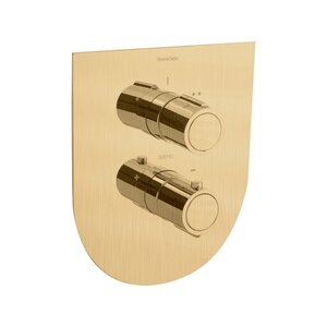 Изображение товара Смеситель Ramonsoler Urban Chic 218712SOC для душа, термостатический, на 2 потребителя, цвет золото Изображение товара Смеситель Ramonsoler Urban Chic 218712SOC для душа, термостатический, на 2 потребителя, цвет золото