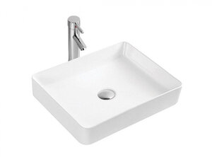 Изображение товара Раковина SinteSi 50 х 39 см, накладная, белая, SIN-LVB-APP-407