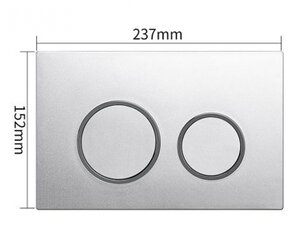 Изображение товара Клавиша смыва SinteSi, хром, SIN-FB-BRC-504