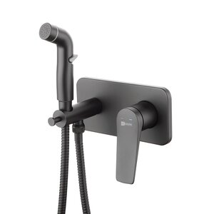 Изображение товара Гигиенический душ Lemark Bronx, LM3720BL, со смесителем, черный