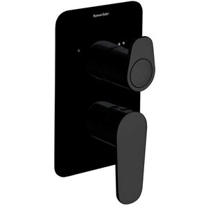 Изображение товара Смеситель Ramonsoler Alexia 361502SNM для душа, на 2 потребителя, цвет черный матовый
