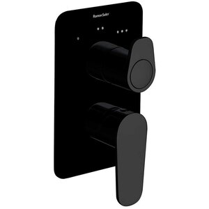 Изображение товара Смеситель Ramonsoler Alexia 361502SNM для душа, на 3 потребителя, цвет черный матовый