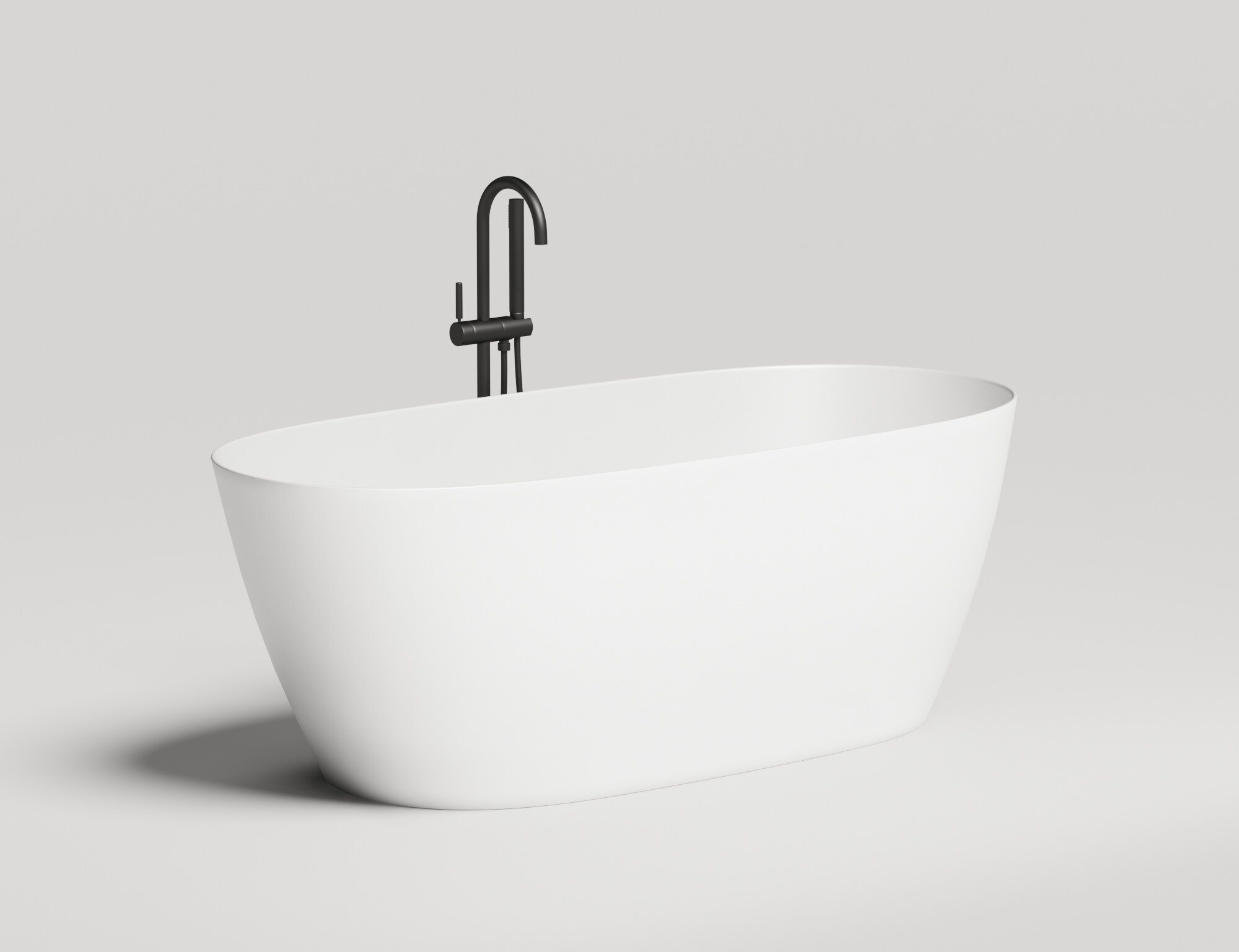 Изображение товара Ванна Salini Sofia Light 165х75 см из искусственного камня глянцевая Италия