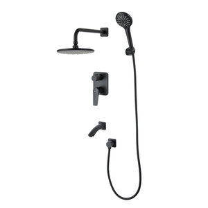 Изображение товара Душевая система Lemark Bronx LM3722BL, чёрный