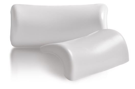 Изображение товара Подголовник для ванны Marka One Lia белый, пенополиуретан, присоски