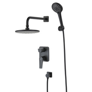 Изображение товара Душевая система Lemark Bronx LM3729BL черный цвет